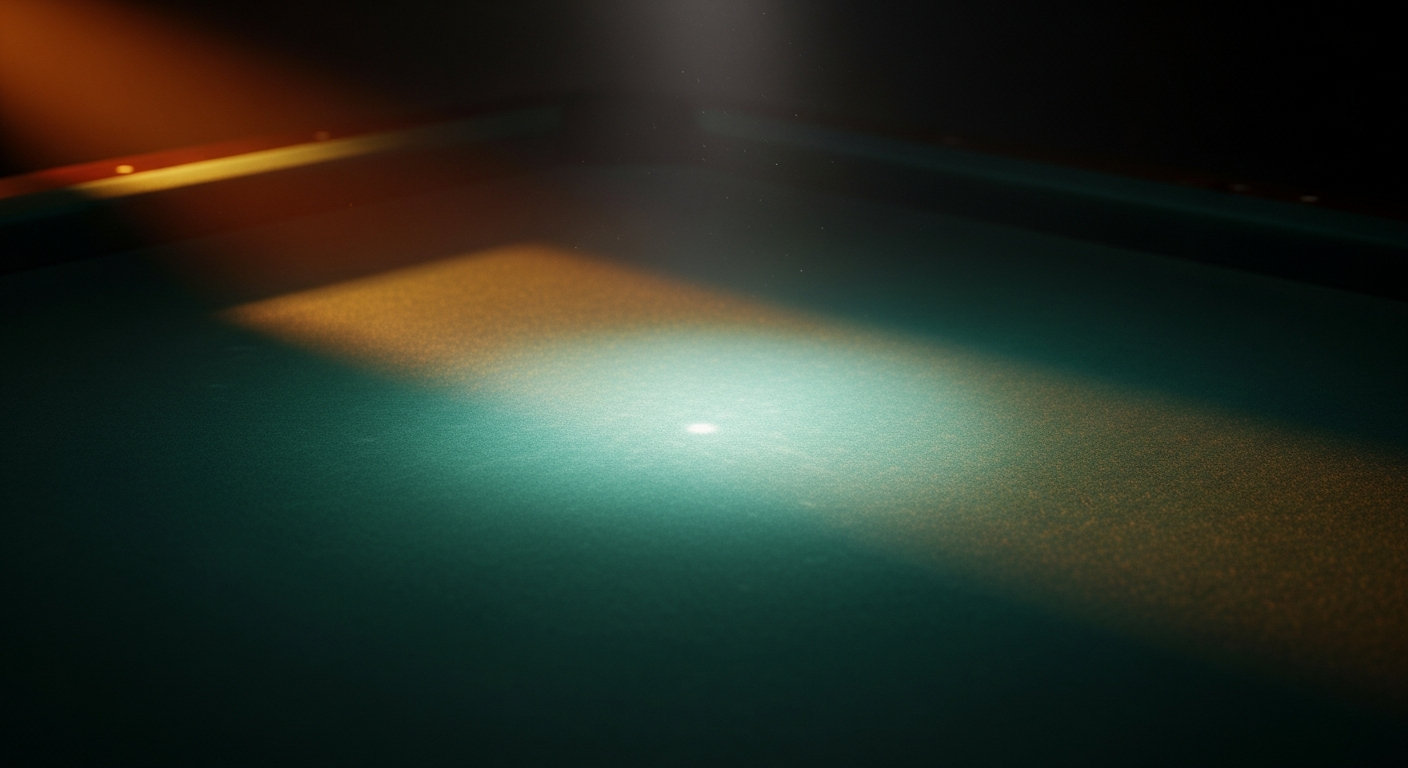 Pool table background with dramatic lighting